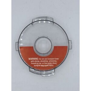 Cuisinart Pro Classic Replacement Part Flat Lid Cover DLC-116GTX Food Processor